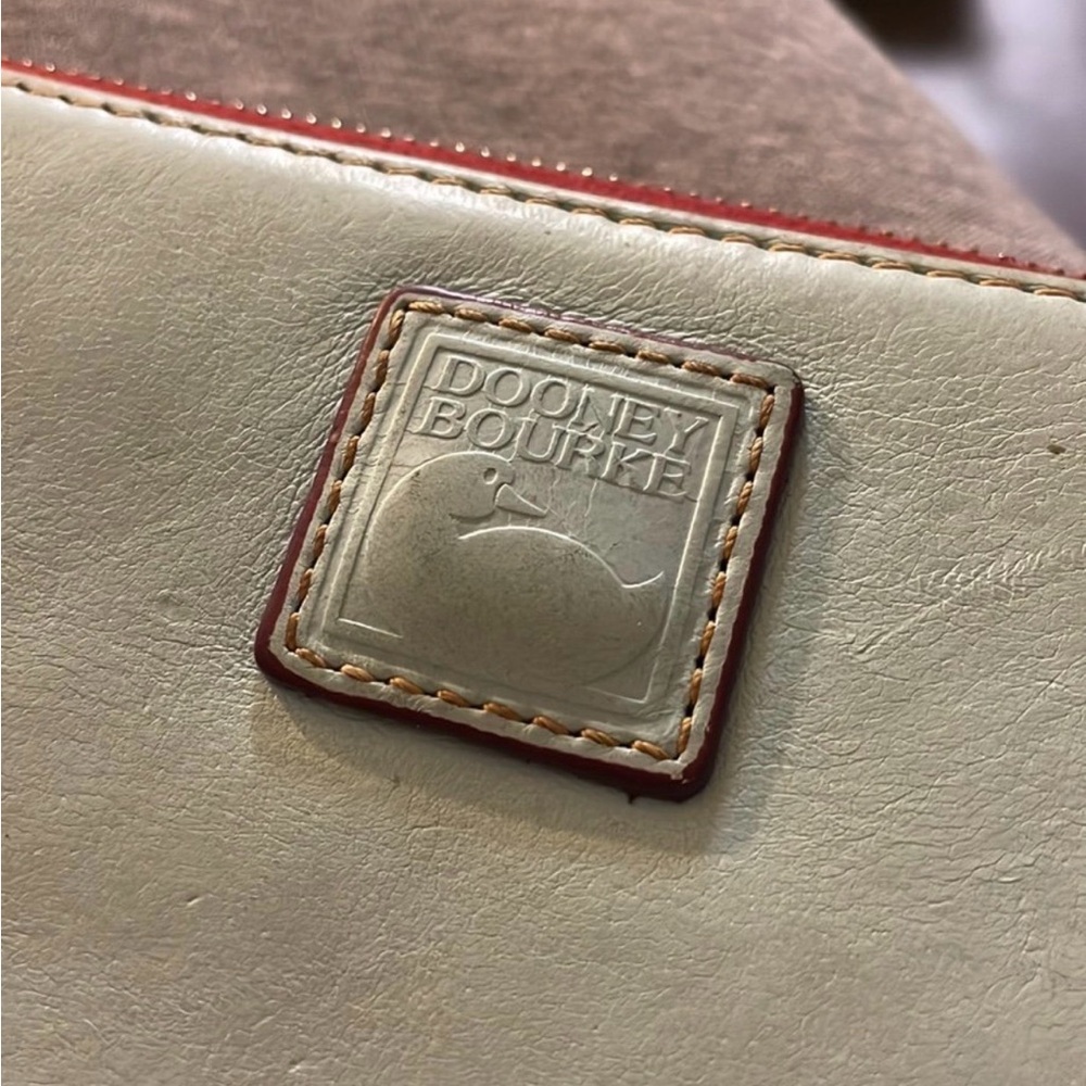 Dooney & Bourke Blue Leather Wristlet Wallet